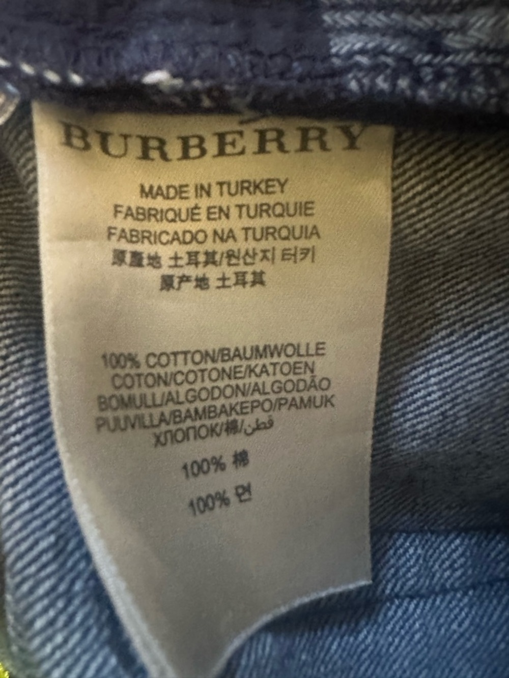 Burberry Brit Cavendish Straight Leg Jeans Dark Wash Size 36 Excellent Condition - Picture 8 of 8
